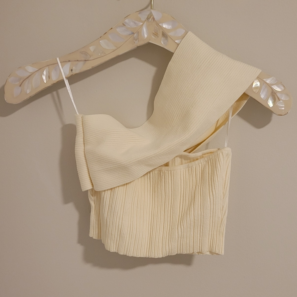 Anna Quan Clare Crop Top in Silence - Picture 3 of 5